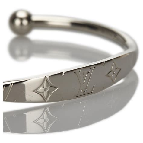 louis vuitton silver bangle|louis vuitton armband.